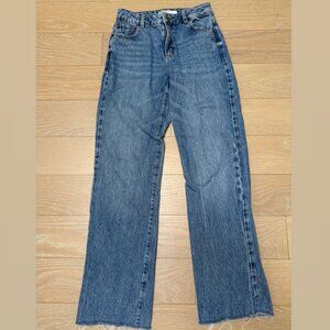 Garage 90's Straight Jeans (Medium Wash Blue) - Size 1